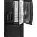 GE GFD28GELDS 36 in. W 27.8 cu. ft. French Door Refrigerator with Door-in-Door in Black Slate, Fingerprint Resistant